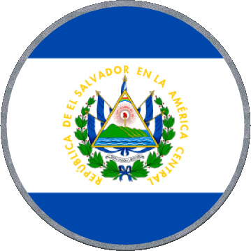 Rond Salvador Amériques Drapeaux 