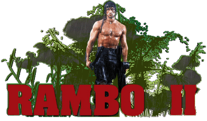 Logo First blood part 2 Rambo Movies International Multi Media 
