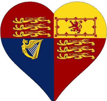 Royal Standard UK Europe Flags 