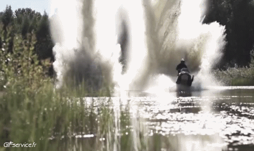 Fun - Win Snow Motorcycle Transport Humor -  Fun 