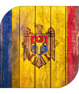 Carré Moldavie Europe Drapeaux 