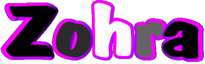 Zohra Z FEMENINO - Magreb Musulmán Nombre 