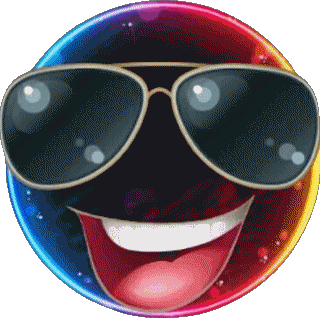 Lentes de sol Emoticonos Mensajes 