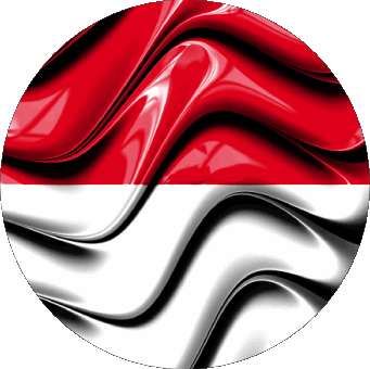 Ronda Indonesia Asia Banderas 