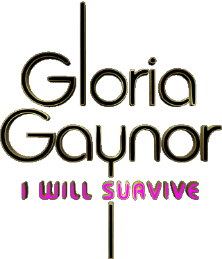 I will survive-I will survive Logo Gloria Gaynor Disco Música Multimedia 