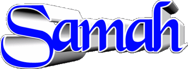 Samah S WEIBLICH - Maghreb Muslim Vorname 