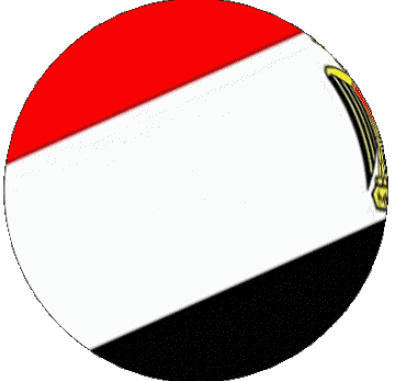 Sphere - Cube Egypte Afrique Drapeaux 