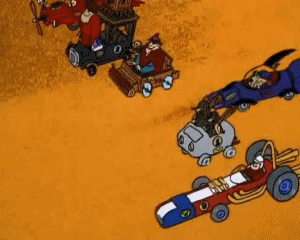 Motors Race Video GIF - 06 Los Autos Locos Dibujos animados TV Peliculas Multimedia 