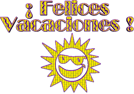 04 Sfondo trasparente Felices Vacaciones Spagnolo Messagi 