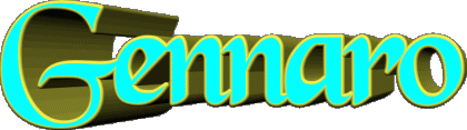 Gennaro G MASCULIN - Italie Prénoms 