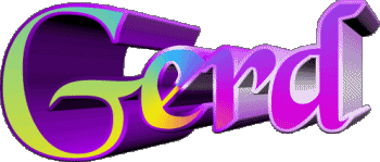 Gerd G MASCULIN - Allemagne Prénoms 