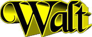 Walt W MASCULIN - UK - USA Prénoms 