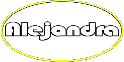 Alejandra A FEMMINILE - Spagna Nome 
