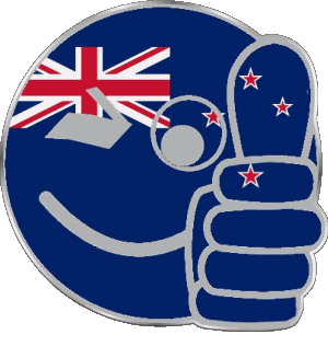 Faccina - OK Nuova Zelanda Oceania Bandiere 