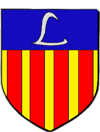 Blason-Blason LANGOGNE 48 Départements - Villes France Drapeaux 