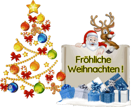 Serie 20 Fröhliche  Weihnachten Allemand Messages 