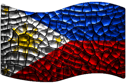 Rectángulo Filipinas Asia Banderas 