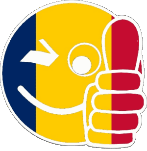 Smiley - OK Chad Africa Flags 