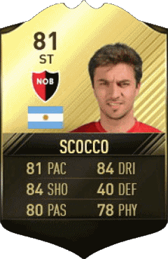 Ignacio Scocco Argentina F I F A - Giocatori carte Videogiochi Multimedia 