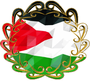 Forma Palestina Asia Bandiere 