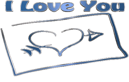 Cuore I Love You Inglese Messagi 