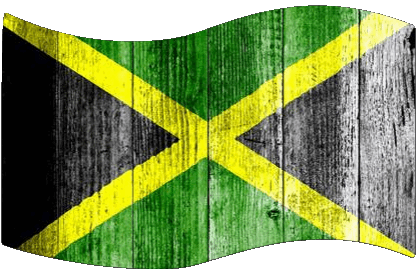 Rectangle Jamaica America Flags 
