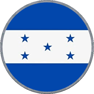 Rond Honduras Amériques Drapeaux 