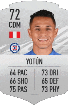 Yoshimar Yotún Perù F I F A - Giocatori carte Videogiochi Multimedia 
