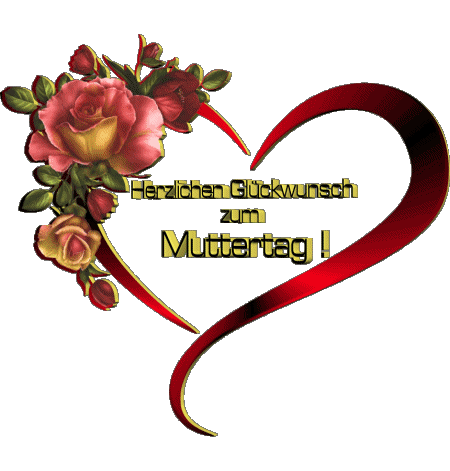 008 Herzlichen Glückwunsch zum Muttertag Tedesco Messagi 