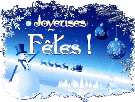 Serie 22 Joyeuses Fêtes (Noël) Französisch Nachrichten 