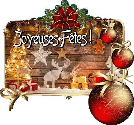 Serie 13 Joyeuses Fêtes (Noël) Französisch Nachrichten 