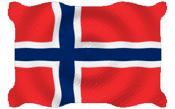 Welligkeit Norwegen Europa Fahnen 