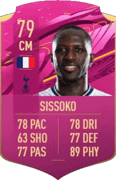 Moussa Sissoko Frankreich F I F A - Karten Spieler Videospiele Multimedia 