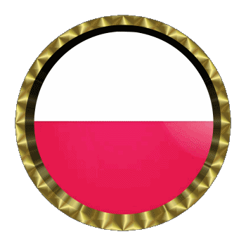 Round - Rings Poland Europe Flags 
