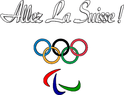 Jeux Olympiques Allez La Suisse Français Messages 