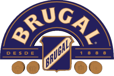 Logo-Logo Brugal Rum Getränke 
