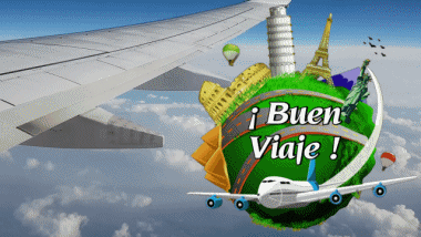 001 Sfondo animato Buen Viaje Spagnolo Messagi 