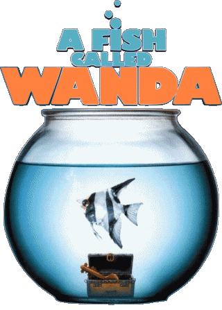 Logotipo Inglés Un Pez Llamado Wanda Películas Internacional Multimedia 