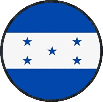 Tondo Honduras America Bandiere 