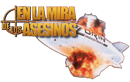 Logotipo Español En la Mira de los Asesinos James Bond 007 Películas Internacional Multimedia 