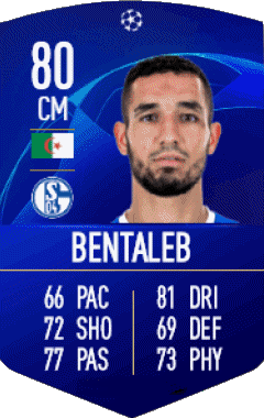 Nabil Bentaleb Algérie F I F A - Joueurs Cartes Jeux Vidéo Multi Média 