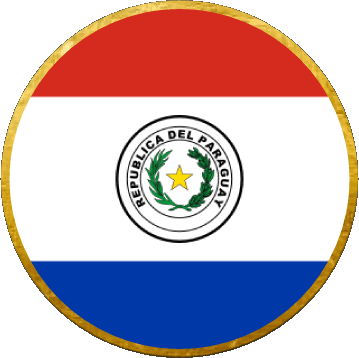 Tondo Paraguay America Bandiere 