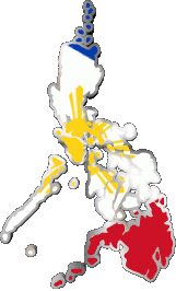 Map Philippines Asia Flags 