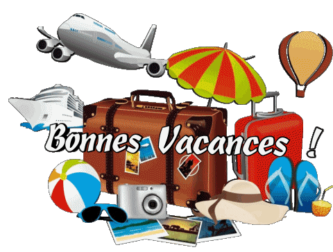 27 Fond Transparent Bonnes Vacances Français Messages 