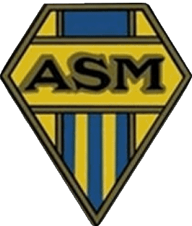 1930 - 1970-1930 - 1970 Clermont Auvergne ASM France Rugby Club Logo Sports 