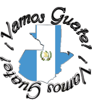Bandera Vamos Guate Español Mensajes 