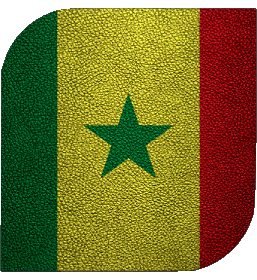 Plaza Senegal África Banderas 