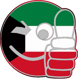 Faccina - OK Kuwait Asia Bandiere 