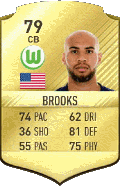 John Brooks U S A F I F A - Karten Spieler Videospiele Multimedia 