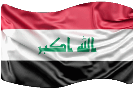 Rechteck Irak Asien Fahnen 